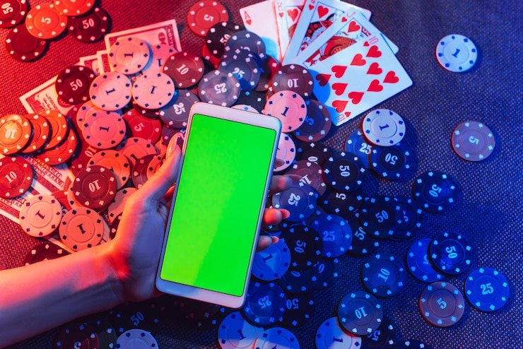 Pengguna mobile membaca panduan deposit